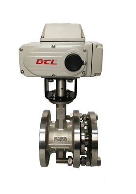 Power Plant Use Telescopic Flange Butterfly Valve With Electric Actuator