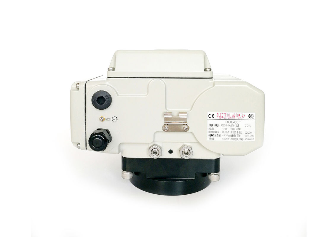 Emergency Power Off AC220V 400Nm Fail Safe Electric Actuator