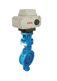 Three Offset Hard Seal Electric Actuated Butterfly Valve