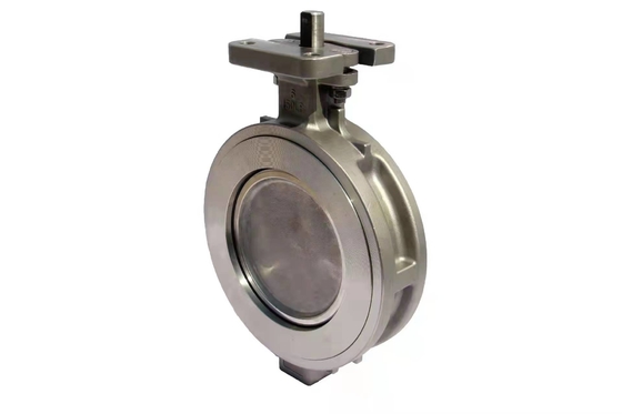 Soft Seal Double Offset Electric Butterfly Valve High Performance