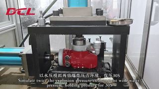 Hydrostatic Pressure Test System for Explosion-Proof Enclosures