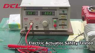 Insulation & Withstand Voltage Performance Test for Electric Actuator 